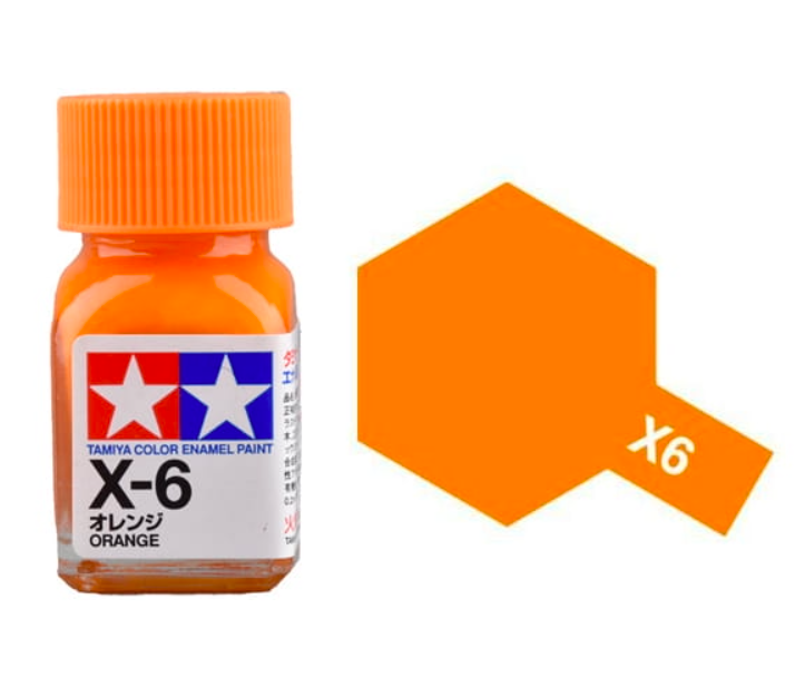 Tamiya X6 Orange (80006) Peinture émaillée