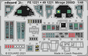 Eduard BIG49310 Mirage 2000D KINETIC MODEL 1/48 – image 4