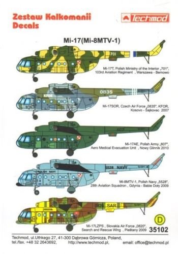 Techmod 35102 Mi-17 (Mi-8MTV-1) 1/35 – image 2