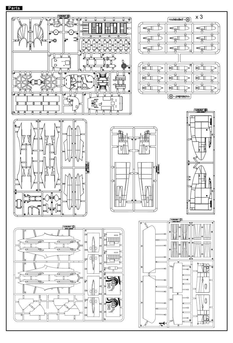Modelcollect UA72210 B-52G Early Type 1967-1972 in Linebacker II Vietnam war 1/72 – immagine 9