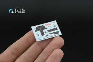 Quinta Studio QD48549 Super Mystere B2 Sa&amp;#39;ar israélien, intérieur imprimé en 3D et coloré sur papier décalcomanie (Special Hobby) 1/48 – image 4