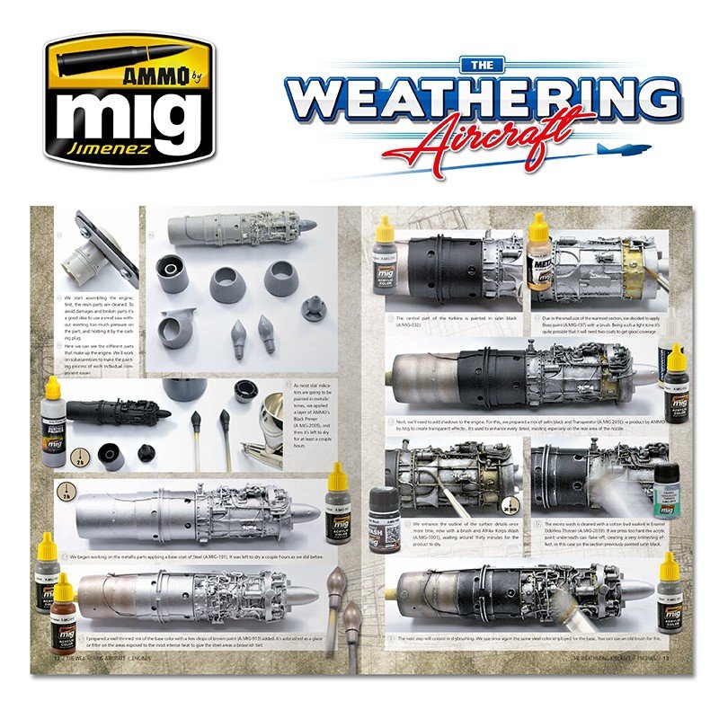 MUNITIONS du Mig Jimenez 5203 TWA NUMÉRO 3 MOTEURS (ANGLAIS) – image 3