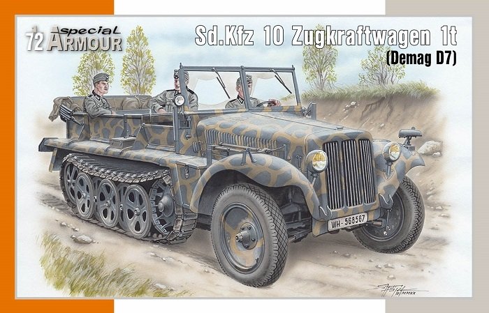 Armure spéciale 72021 Sd.Kfz 10 Zugkraftwagen 1t 1/72