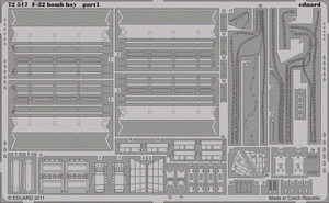Eduard 72517 F-22 bomb bay 1/72 FUJIMI