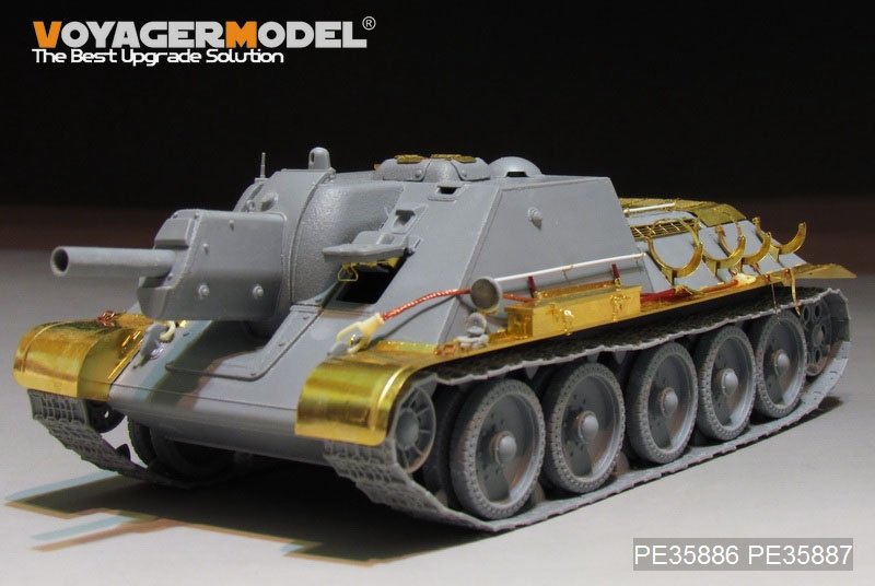 Voyager Model PE35886 WWII Russia SU-122 Basic For MINIART 1/35 – zdjęcie 8