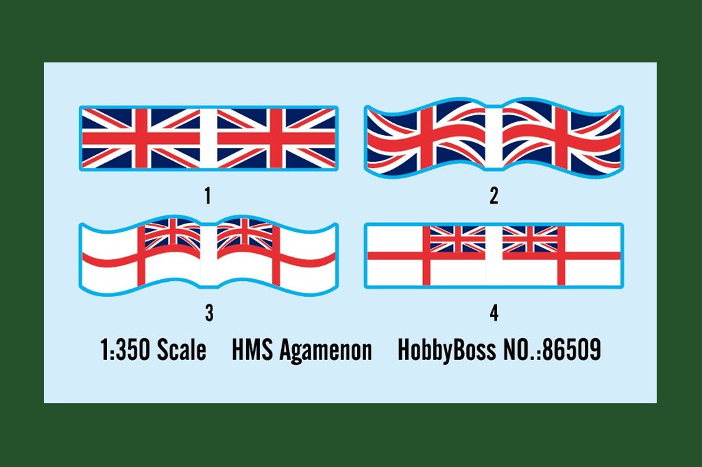 Hobby Boss 86509 HMS Agamenon 1/350 – image 3