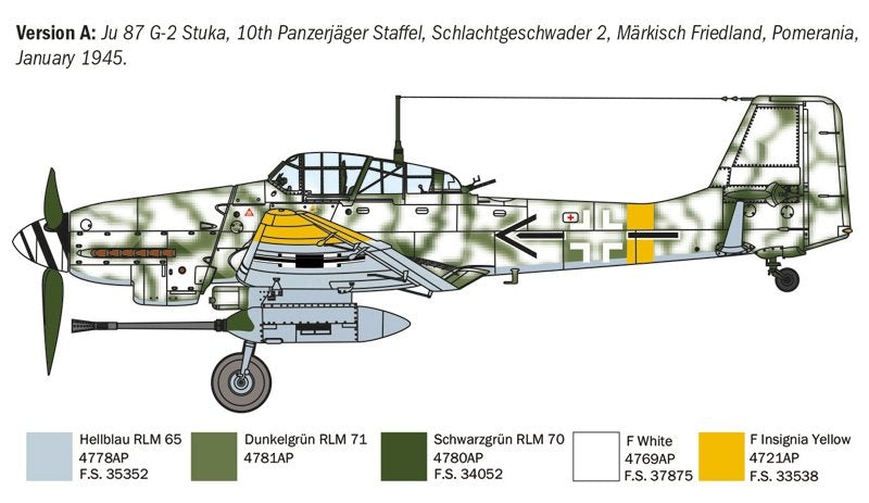 Italeri 1466 Ju 87 G-2 Kanonenvogel 1/72 – Bild 4