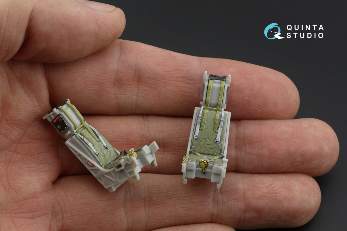 Quinta Studio QD48180 F-14D 3D-Printed &amp;amp; coloured Interior on decal paper (Hasegawa) 1/48 – immagine 6