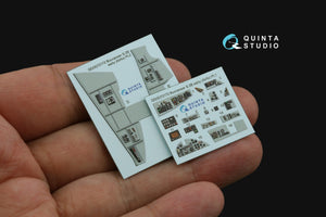 Quinta Studio QDS-72172 Blackburn Buccanneer S.2B Early 3D-Printed &amp;amp; coloured Interior on decal paper (Airfix) (small version) 1/72 – immagine 2
