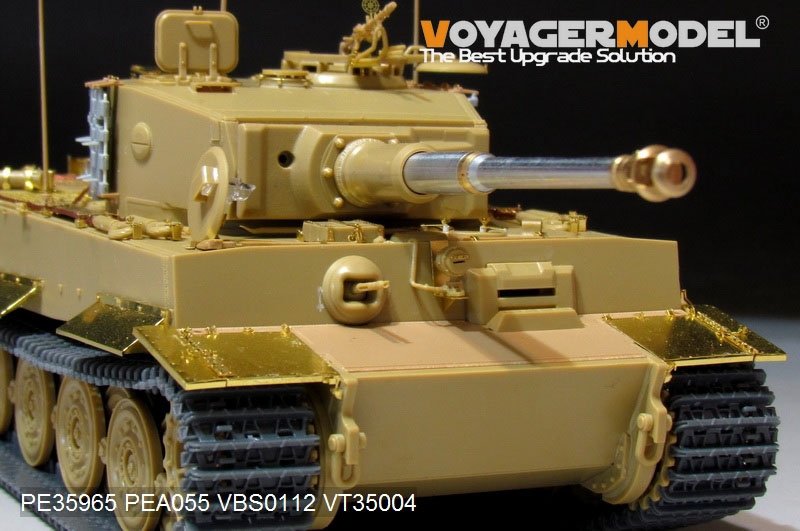 Maquette Voyager PE35965 Char Tiger I allemand de la Seconde Guerre mondiale, production tardive, pour RFM 5015, échelle 1/35  – image 17