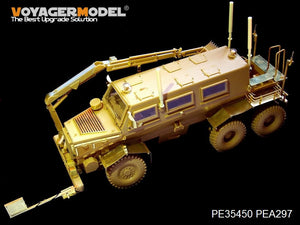 Maquette Voyager PE35450, véhicule blindé de transport de troupes américain moderne Buffalo 6x6 MPCV (production 2004-2006) pour Bronco 35100, échelle 1/35  – image 7