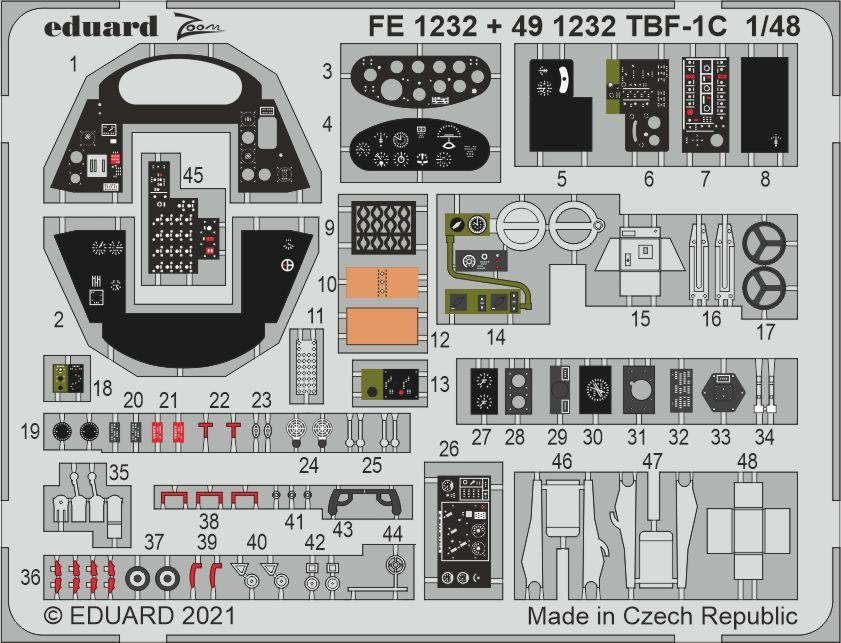 Eduard BIG49315 TBF-1C ACADEMY 1/48 – imagen 3