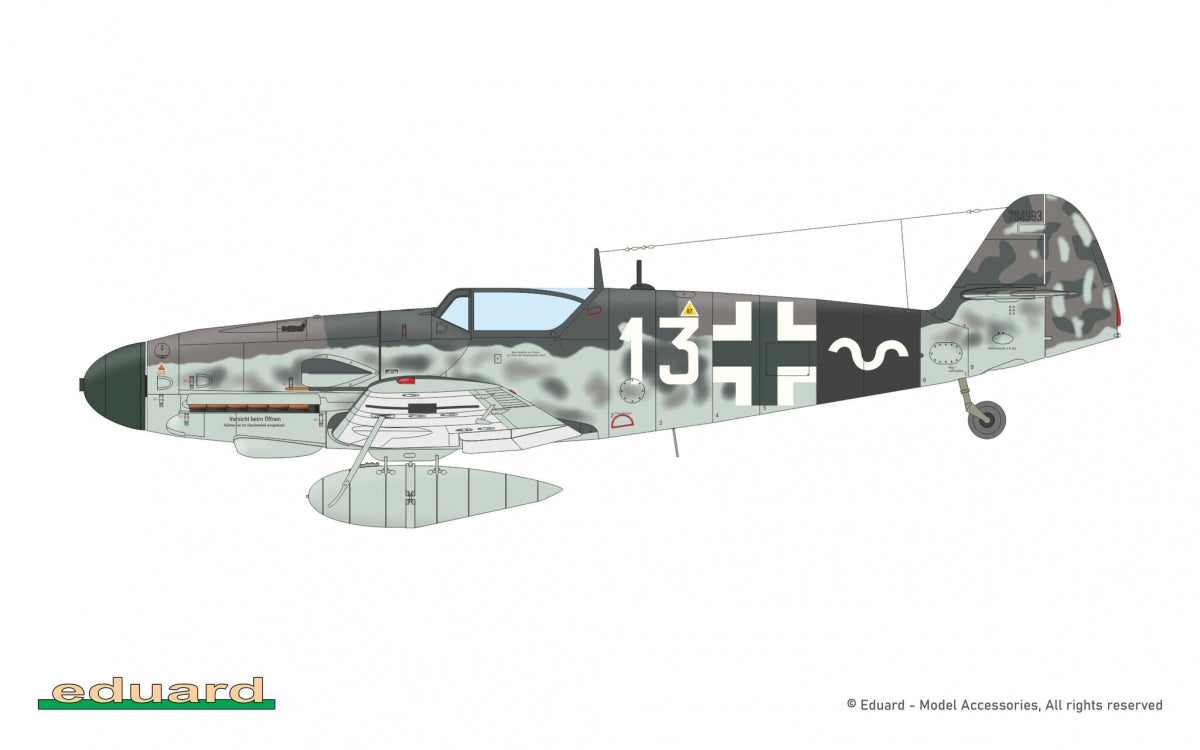 Eduard 2150 Gustav Pt.3 Dual Combo - Bf 109G-6/AS And Bf 109G-14/AS - The Limited Edition 1/72 – Bild 10