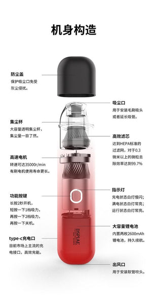 DSPIAE HC-V Portable handheld vacuum cleaner – Bild 4