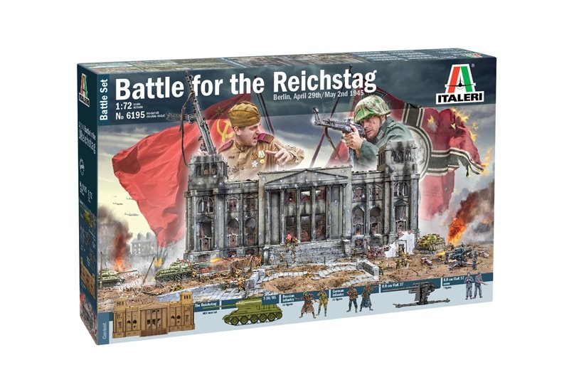 Italeri 6195 Bataille du Reichstag 1945 - Coffret de bataille 1/72