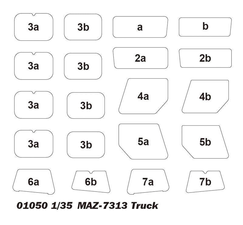 Trumpeter 01056 MAZ-7410 Tractor W/CHMZAP-5247G 1/35 – immagine 2