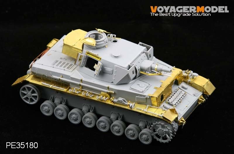 Voyager Model PE35180 WWII Pz.KPfw. IV Ausf F1 &amp;quot;Vorpanzer&amp;quot; for DRAGON 6398 1/35 – immagine 7