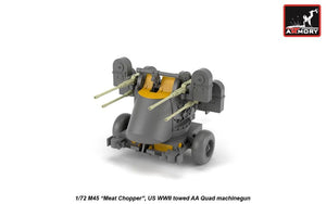 Armory Models 72239 M45 Quadmount, US WWII 4x 12.7mm M2HB Turret on M20 trailer 1/72 – zdjęcie 3