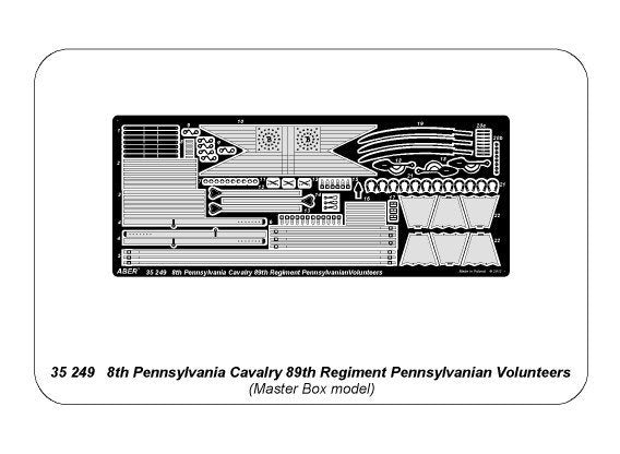 Aber 35249 8th Pennsylvania Cavalry 89th Regiment Pennsylvanian Volunteers 1/35 – zdjęcie 9