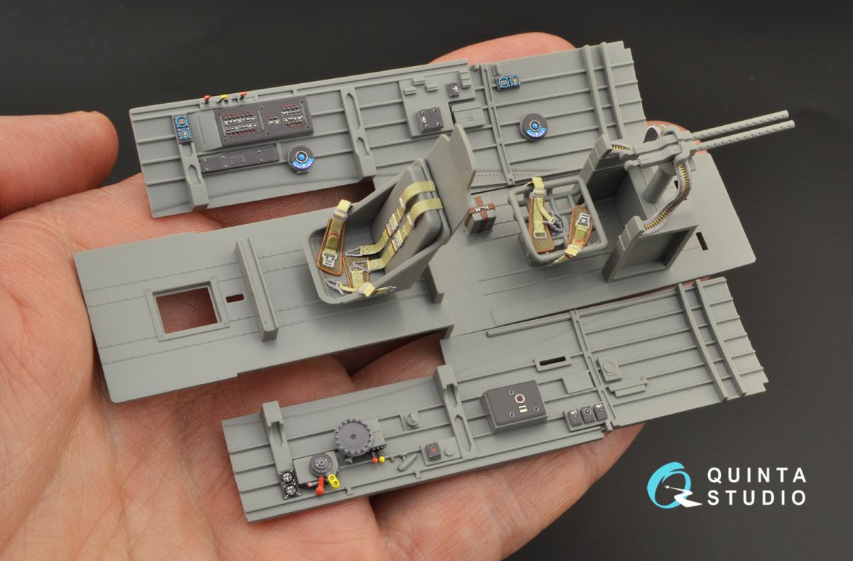 Quinta Studio QD35054 Ju 87G 3D-Printed &amp;amp; colored Interior on decal paper ( Border Model ) 1/35 – image 3