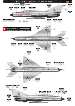AK Interactive AK148003 MiG-21PFM Days of Glory and Oblivion 1/48 – immagine 4