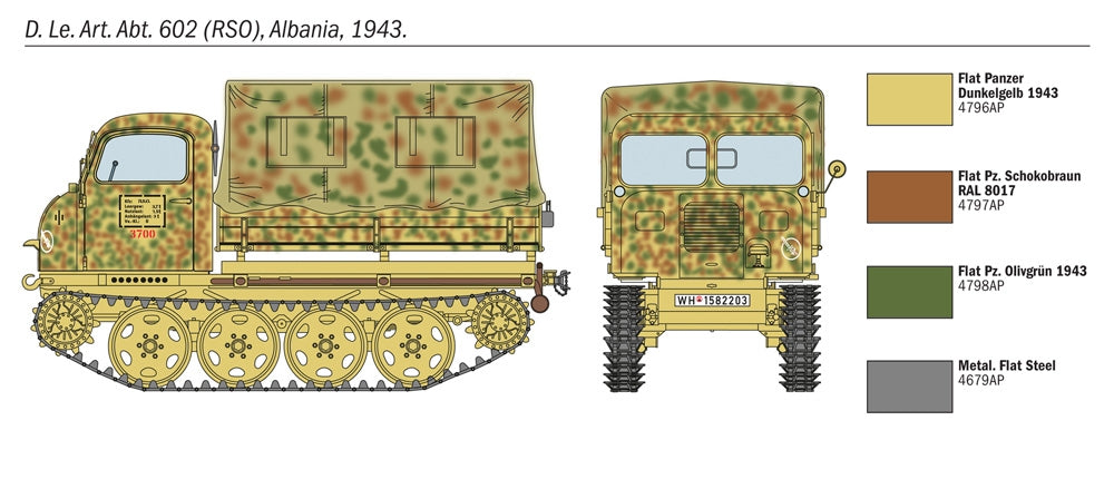 Italeri 6549 STEYR RSO/01 with GERMAN SOLDIERS 1/35 – immagine 14