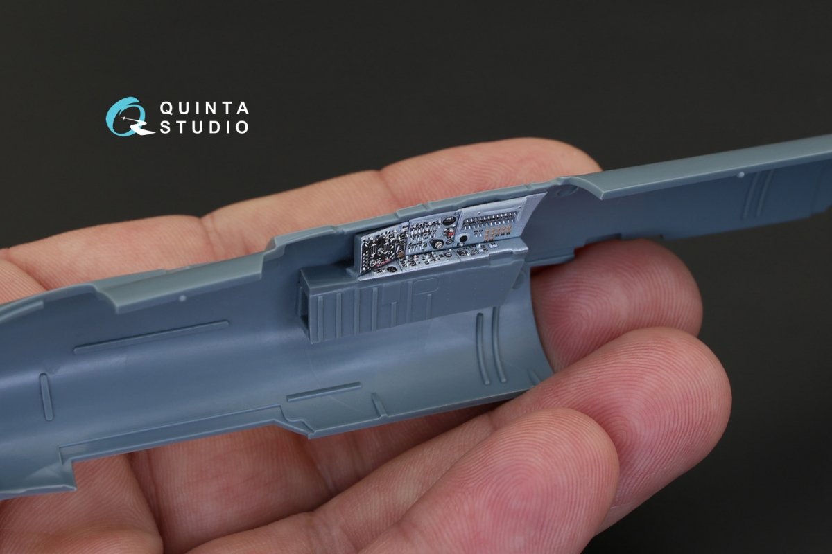 Quinta Studio QD48129 MiG-21PFM (grey color panels) 3D-Printed &amp;amp; coloured Interior on decal paper (for Eduard kit) 1/48 – zdjęcie 5