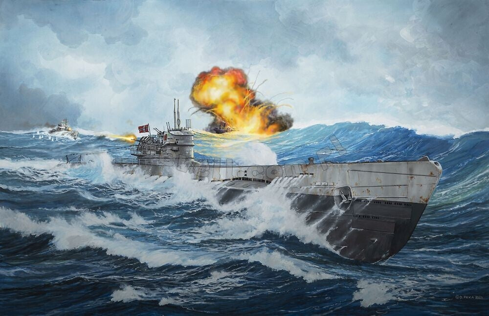 Revell 05167 German Submarine Type IX C/40 U190 1/144 – immagine 9
