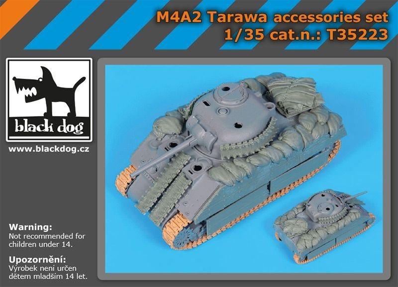 Ensemble d'accessoires Black Dog T35223 M4A2 Tarawa 1/35 