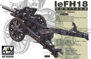 AFV Club 35050 Obusier allemand leFH18 de 10,5 cm (1/35)