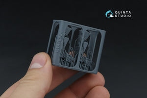 Quinta Studio QR+48092 GRU-7A late, 2 ejection seats for F-14 A/F-14B (Tamiya, Hobby Boss) 1/48 – immagine 3