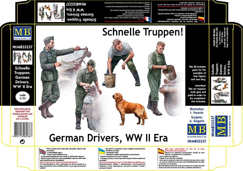 Master Box 35237 Schnelle Truppen - German WWII Drivers 1/35 – imagen 4