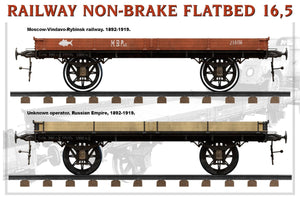 MiniArt 39004 RAILWAY NON-BRAKE FLATBED 16,5 t 1/35 – Bild 7