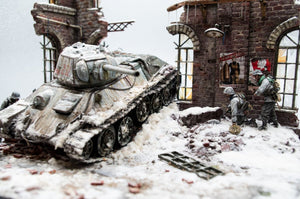 RT-Diorama 35302 Diorama-Base: &amp;quot;Wintergewitter&amp;quot; Operation Winter Storm 1/35 – Bild 13