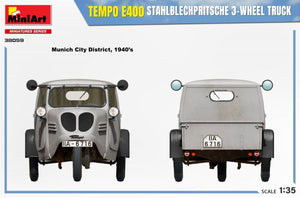 MiniArt 38059 TEMPO E400 STAHLBLECHPRITSCHE 3-WHEEL TRUCK 1/35 – Bild 10