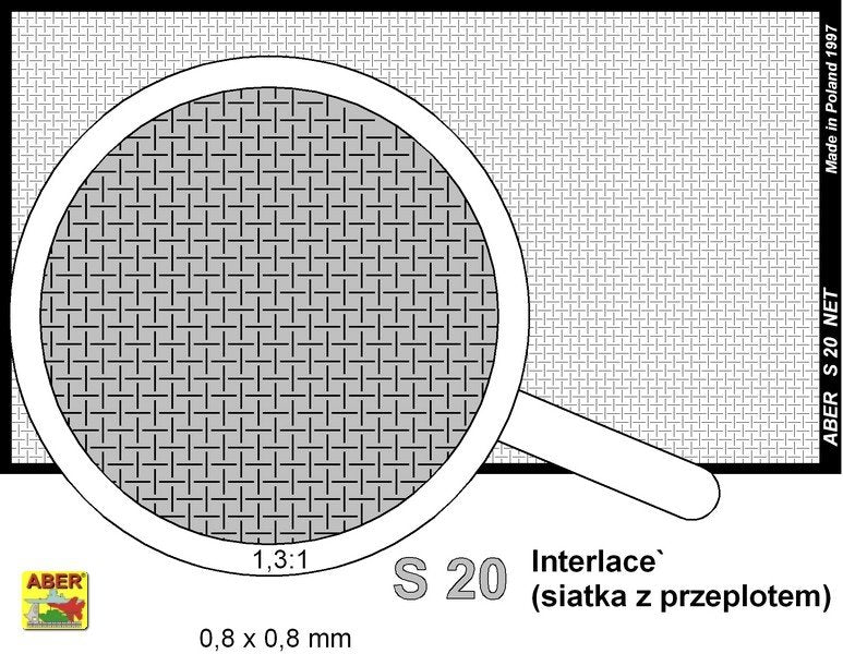 Aber S-20 Net with interlaced mesh 0.8 x 0.8 mm – image 2