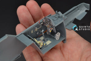 Quinta Studio QD32049 Bf 109E-4 3D-Printed &amp;amp; coloured Interior on decal paper (for Eduard kit) 1/32 – immagine 6