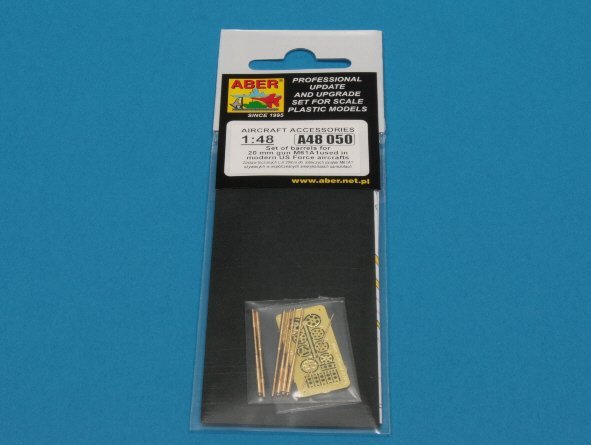 Aber A48 050 Jeu de canons pour canon de 20 mm M61A1 utilisé dans les avions modernes des forces américaines (1/48) – image 10