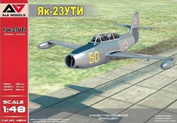 A&amp;amp;A Models 4804 Yakovlev Yak-23 UTI Training Fighter 1/48