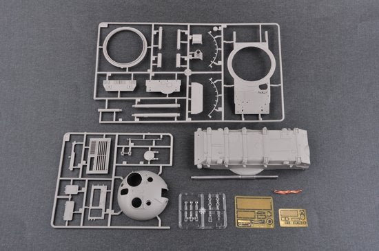 Trumpeter 01550 Russian T-62 Mod.1975 With KMT-6 Mine Plow 1/35 – immagine 6
