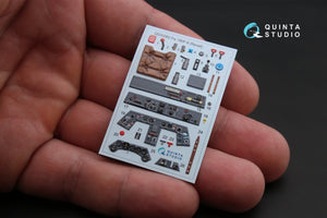 Quinta Studio QD32062 Fw 190F-8 3D-Printed &amp;amp; coloured Interior on decal paper (for Revell kit) 1/32 – zdjęcie 3