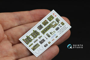 Quinta Studio QD35083 A6M2 Zero (Mitsubishi Prod.) 3D-Printed &amp;amp; coloured Interior on decal paper (Border Model) 1/35 – imagen 3
