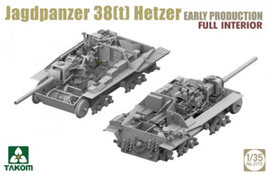 Takom 2170 Jagdpanzer 38(t) Hetzer Première production Intérieur complet 1/35 – image 3