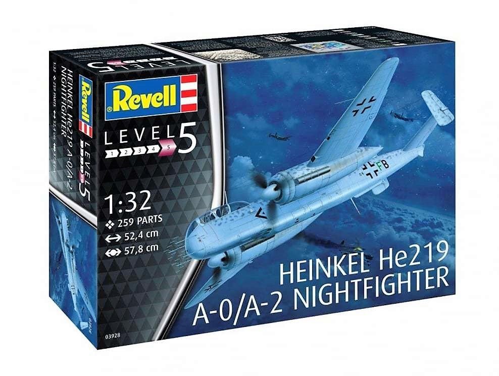 Revell 03928 Heinkel He-219 AO Chasseur de nuit (1/32)