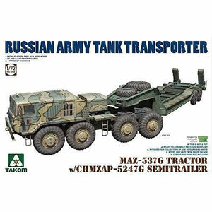 Takom 5004 MAZ-537G Tractor w/ CHMZAP-5247G Semitrailer 1/72
