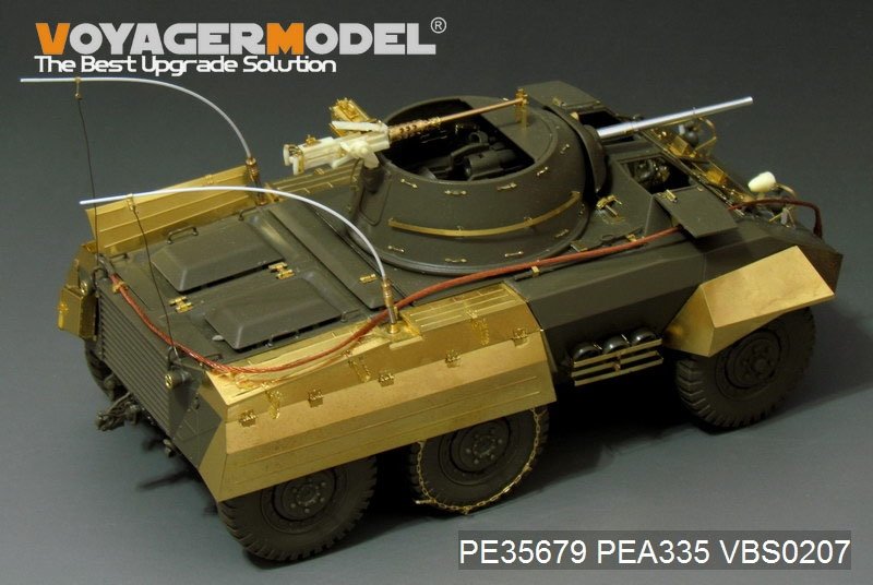 Voyager Model PE35679 WWII US M8 light armored car basic(B ver include Gun barrel）(For TAMIYA 35228) 1/35 – immagine 3