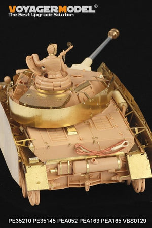 Voyager modèle PEA165 Panzer allemand de la seconde guerre mondiale.IV Ausf.H/J schürzen (pour TAMIYA 35209 35181) 1/35 – image 7