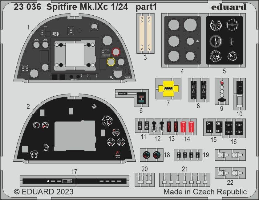 Eduard BIG2405 Spitfire Mk. IXc AIRFIX 1/24 – image 5