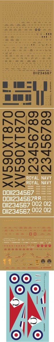 HobbyDecal AL48007V1 Pahntom FG.1 892 Nas, HMS FAA Ark Royal 1/48 – immagine 3