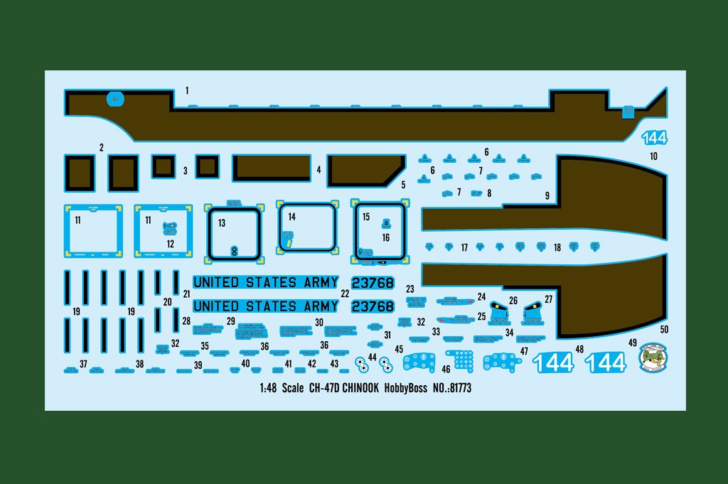 Hobby Boss 81773 CH-47D CHINOOK 1/48 – image 3